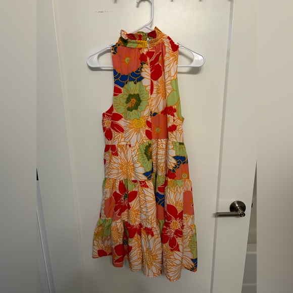 Like New TCEC Floral High-Neck Dress - Picture 6 of 9